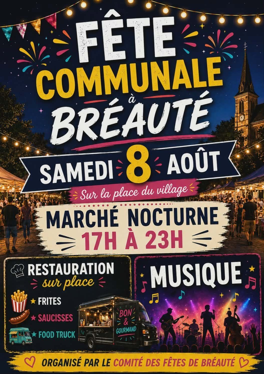 Visuel à partager 1 - Fête Communale à Bréauté