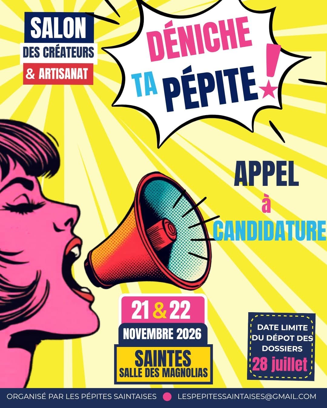 Visuel à partager 1 - Salon des Créateurs & Artisanat - Déniche ta pépite !