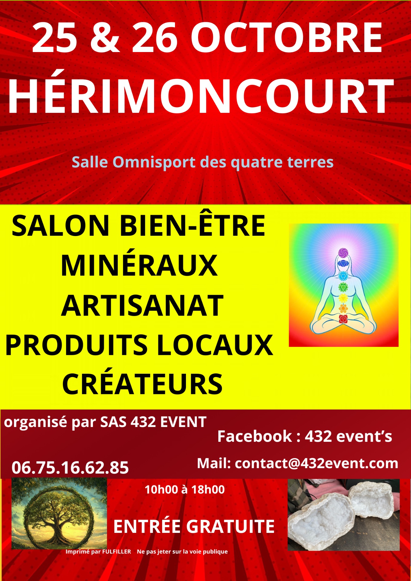 Visuel à partager 1 - SALON BIEN-ÊTRE MINÉRAUX ARTISANAT PRODUITS LOCAUX VOYANCE